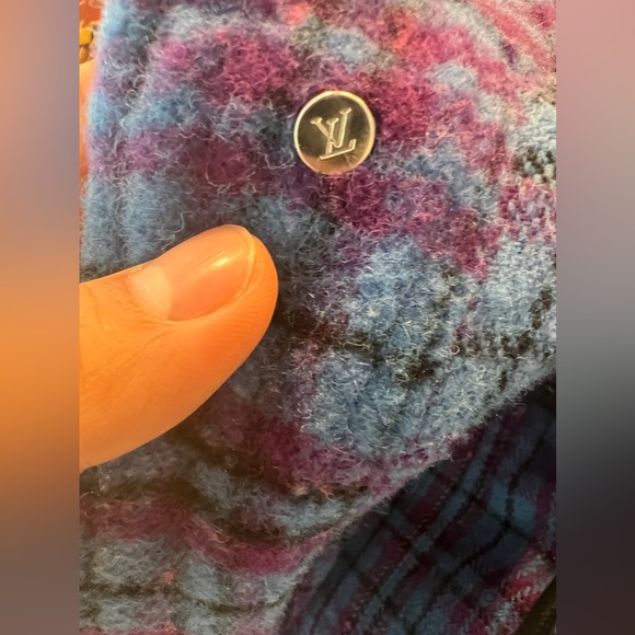 Louis vuitton flannel blouson jacket - Picture 7 of 9